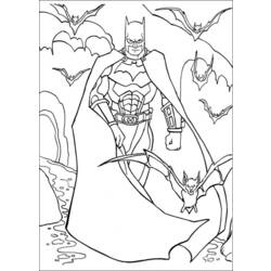Dessin à colorier: Batman (Super-héros) #77174 - Coloriages à Imprimer Gratuits