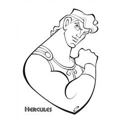 Dessin à colorier: Hercule (Super-héros) #84149 - Coloriages à imprimer