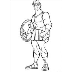 Dessin à colorier: Hercule (Super-héros) #84158 - Coloriages à imprimer
