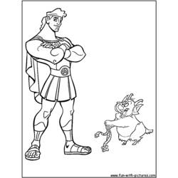 Dessin à colorier: Hercule (Super-héros) #84186 - Coloriages à Imprimer