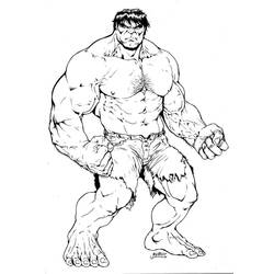 Dessin à colorier: Hulk (Super-héros) #79006 - Coloriages à Imprimer