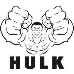 Dessin à colorier: Hulk (Super-héros) #79052 - Coloriages à Imprimer