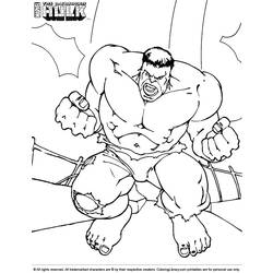 Dessin à colorier: Hulk (Super-héros) #79107 - Coloriages à Imprimer Gratuits