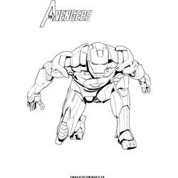 Dessin à colorier: Iron Man (Super-héros) #80532 - Coloriages à Imprimer Gratuits