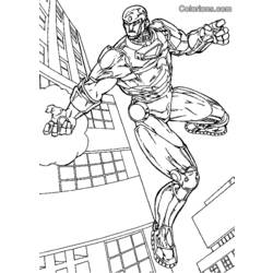 Dessin à colorier: Iron Man (Super-héros) #80616 - Coloriages à Imprimer Gratuits