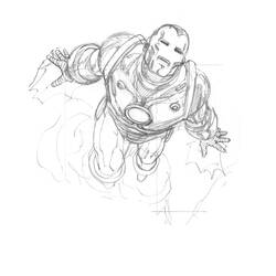 Dessin à colorier: Iron Man (Super-héros) #80674 - Coloriages à Imprimer Gratuits