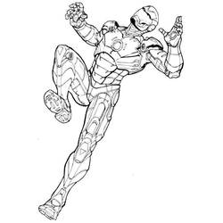 Dessin à colorier: Iron Man (Super-héros) #80717 - Coloriages à Imprimer Gratuits