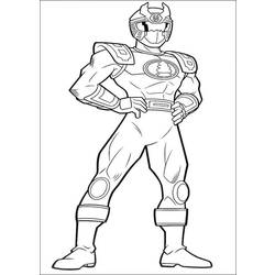 Dessin à colorier: Power Rangers (Super-héros) #49951 - Coloriages à imprimer