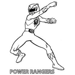 Dessin à colorier: Power Rangers (Super-héros) #49962 - Coloriages à imprimer