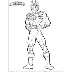 Dessin à colorier: Power Rangers (Super-héros) #50018 - Coloriages à imprimer
