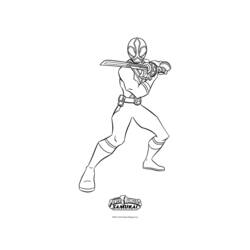 Dessin à colorier: Power Rangers (Super-héros) #50039 - Coloriages à Imprimer Gratuits