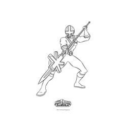 Dessin à colorier: Power Rangers (Super-héros) #50046 - Coloriages à Imprimer Gratuits