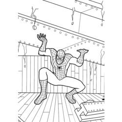 Dessin à colorier: Spiderman (Super-héros) #78670 - Coloriages à Imprimer Gratuits