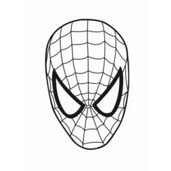 Dessin à colorier: Spiderman (Super-héros) #78676 - Coloriages à imprimer