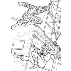 Dessin à colorier: Spiderman (Super-héros) #78770 - Coloriages à Imprimer Gratuits