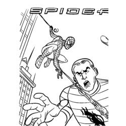 Dessin à colorier: Spiderman (Super-héros) #78778 - Coloriages à Imprimer Gratuits