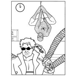 Dessin à colorier: Spiderman (Super-héros) #78779 - Coloriages à Imprimer Gratuits