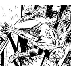 Dessin à colorier: Spiderman (Super-héros) #78780 - Coloriages à Imprimer Gratuits