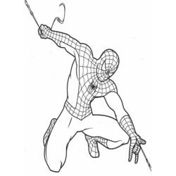 Dessin à colorier: Spiderman (Super-héros) #78788 - Coloriages à Imprimer Gratuits