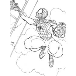 Dessin à colorier: Spiderman (Super-héros) #78851 - Coloriages à Imprimer Gratuits