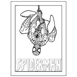 Dessin à colorier: Spiderman (Super-héros) #78931 - Coloriages à Imprimer Gratuits