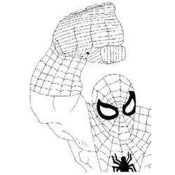 Dessin à colorier: Spiderman (Super-héros) #78956 - Coloriages à Imprimer Gratuits