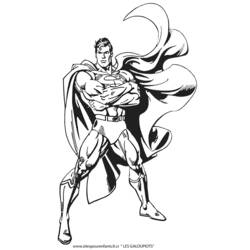 Dessin à colorier: Super Héros DC Comics (Super-héros) #80115 - Coloriages à Imprimer