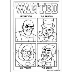 Dessin à colorier: Super Héros DC Comics (Super-héros) #80144 - Coloriages à Imprimer Gratuits