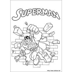 Dessin à colorier: Super Héros DC Comics (Super-héros) #80151 - Coloriages à Imprimer Gratuits