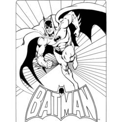Dessin à colorier: Super Héros DC Comics (Super-héros) #80176 - Coloriages à Imprimer Gratuits