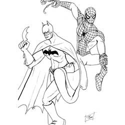 Dessin à colorier: Super Héros DC Comics (Super-héros) #80247 - Coloriages à Imprimer Gratuits