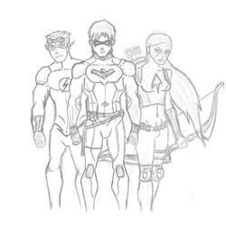 Dessin à colorier: Super Héros DC Comics (Super-héros) #80294 - Coloriages à Imprimer Gratuits