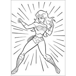 Dessin à colorier: Super Héros DC Comics (Super-héros) #80295 - Coloriages à Imprimer Gratuits