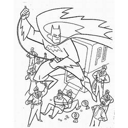 Dessin à colorier: Super Héros DC Comics (Super-héros) #80296 - Coloriages à Imprimer Gratuits