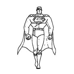 Dessin à colorier: Super Héros DC Comics (Super-héros) #80320 - Coloriages à Imprimer Gratuits