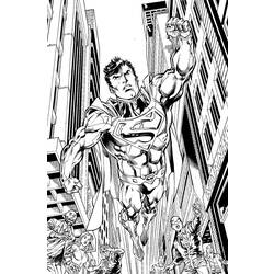 Dessin à colorier: Super Héros DC Comics (Super-héros) #80367 - Coloriages à Imprimer Gratuits
