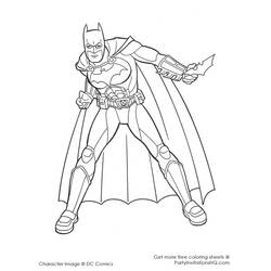 Dessin à colorier: Super Héros DC Comics (Super-héros) #80382 - Coloriages à Imprimer Gratuits