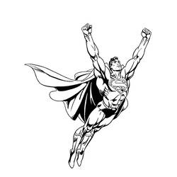 Dessin à colorier: Super Héros DC Comics (Super-héros) #80403 - Coloriages à Imprimer Gratuits