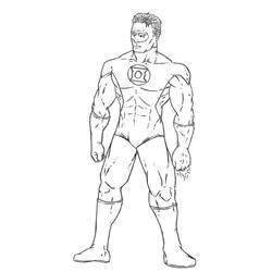 Dessin à colorier: Super Héros DC Comics (Super-héros) #80419 - Coloriages à Imprimer Gratuits