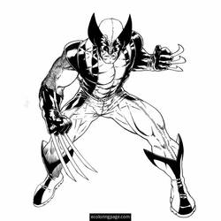 Dessin à colorier: Super Héros Marvel (Super-héros) #79657 - Coloriages à Imprimer Gratuits