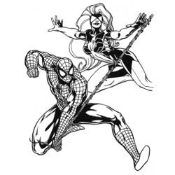 Dessin à colorier: Super Héros Marvel (Super-héros) #79770 - Coloriages à Imprimer Gratuits