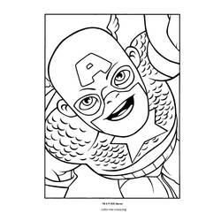 Dessin à colorier: Super Héros Marvel (Super-héros) #79813 - Coloriages à Imprimer Gratuits
