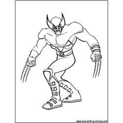 Dessin à colorier: Super Héros Marvel (Super-héros) #79842 - Coloriages à Imprimer Gratuits