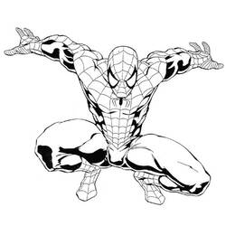 Dessin à colorier: Super Héros Marvel (Super-héros) #79847 - Coloriages à Imprimer