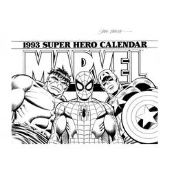 Dessin à colorier: Super Héros Marvel (Super-héros) #79937 - Coloriages à Imprimer