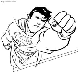 Dessin à colorier: Super Héros Marvel (Super-héros) #80097 - Coloriages à imprimer