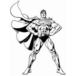 Dessin à colorier: Superman (Super-héros) #83613 - Coloriages à imprimer