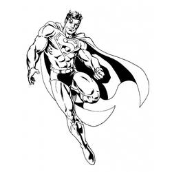 Dessin à colorier: Superman (Super-héros) #83662 - Coloriages à imprimer
