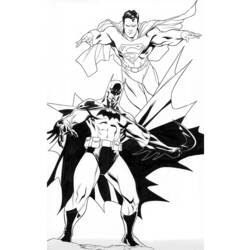 Dessin à colorier: Superman (Super-héros) #83684 - Coloriages à imprimer