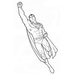 Dessin à colorier: Superman (Super-héros) #83727 - Coloriages à imprimer